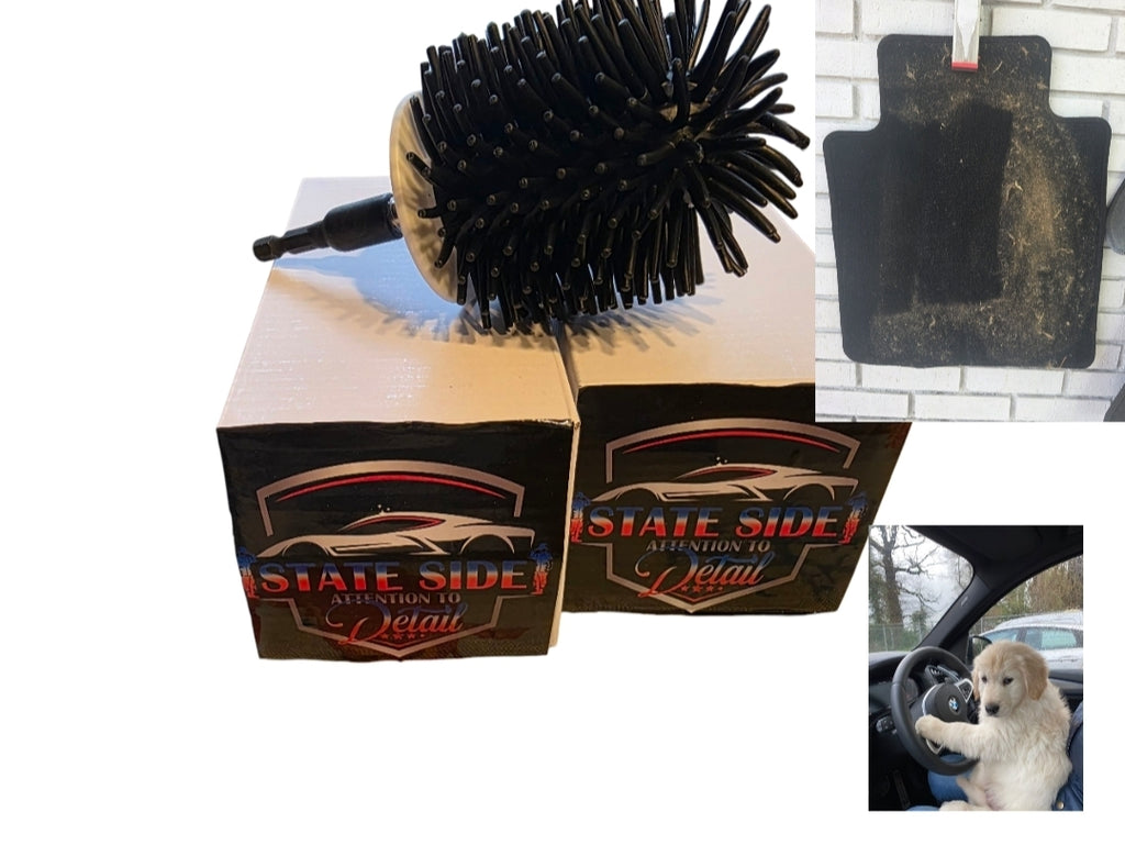 State Side Attention to Detail pet hair removal brush drill attachment