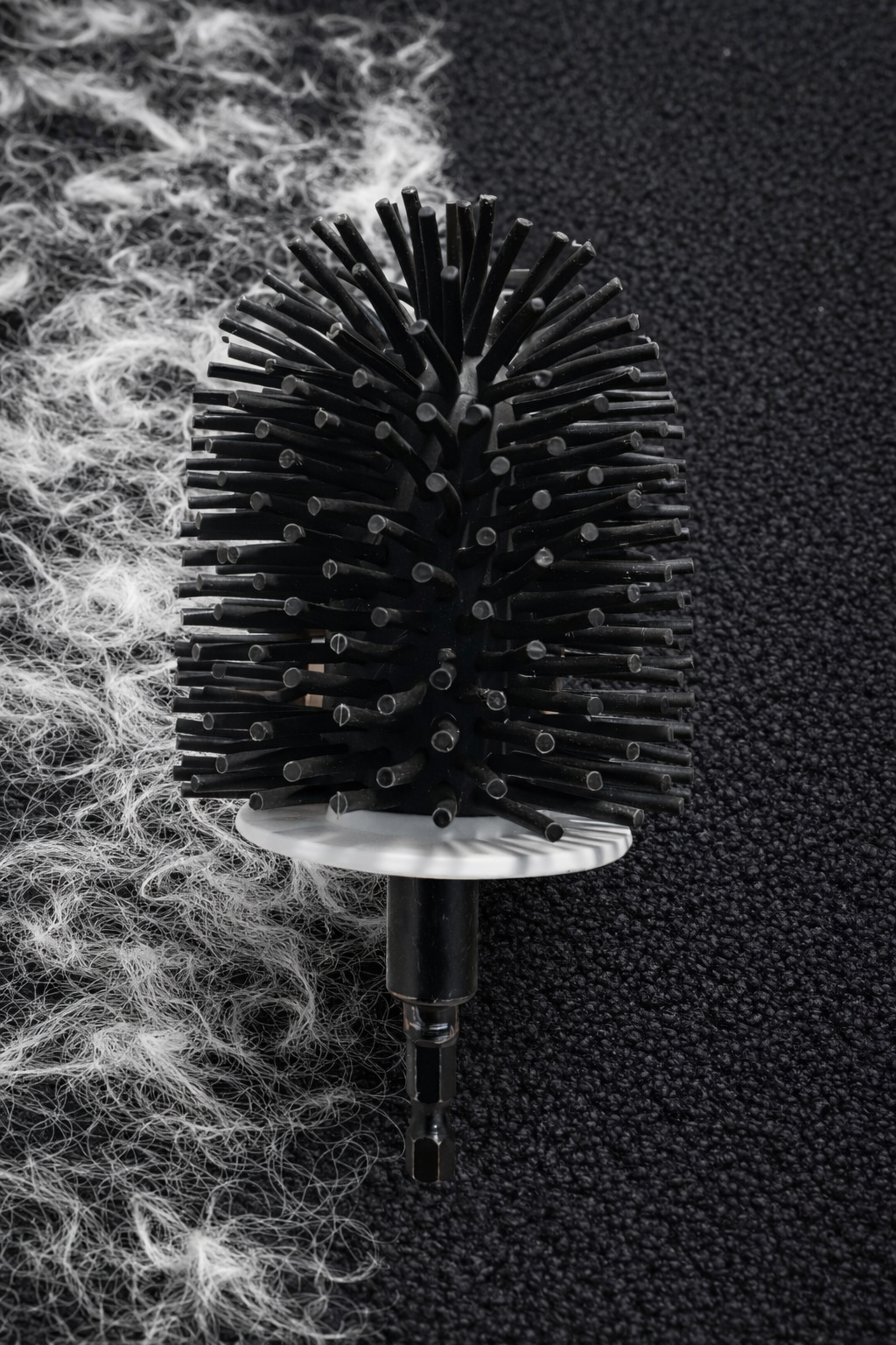 State Side Attention to Detail pet hair removal brush drill attachment